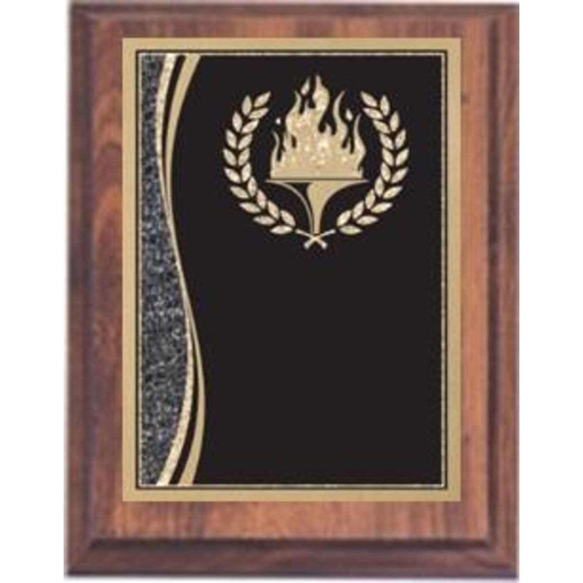 6" x 8" Cherry Finish Plaque with a Victory Designer Plate