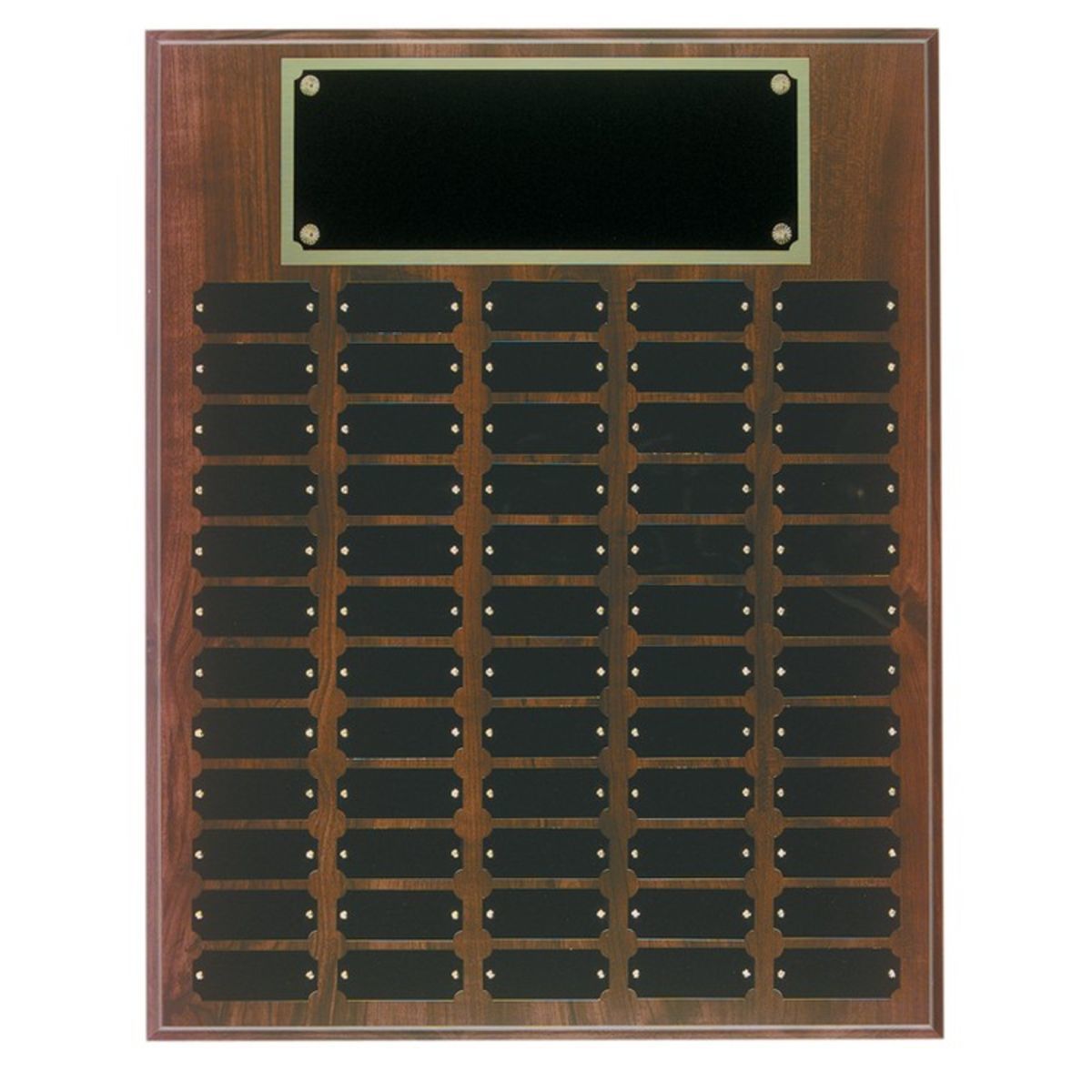 60 Plate Cherry Finish Perpetual Plaques