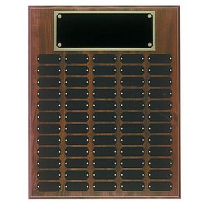 60 Plate Cherry Finish Perpetual Plaques