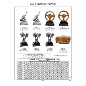 Car Grill Resin Award