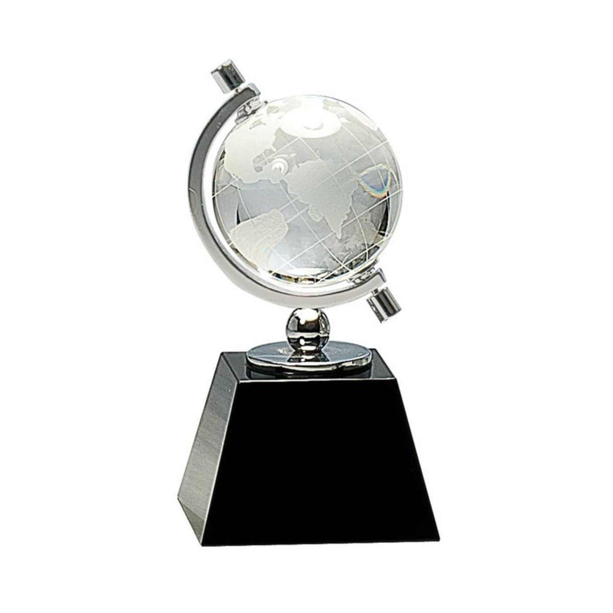 6" Crystal Spinning Globe Executive Award