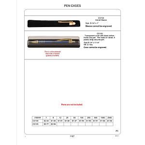 Transparent Cover Pen Case
