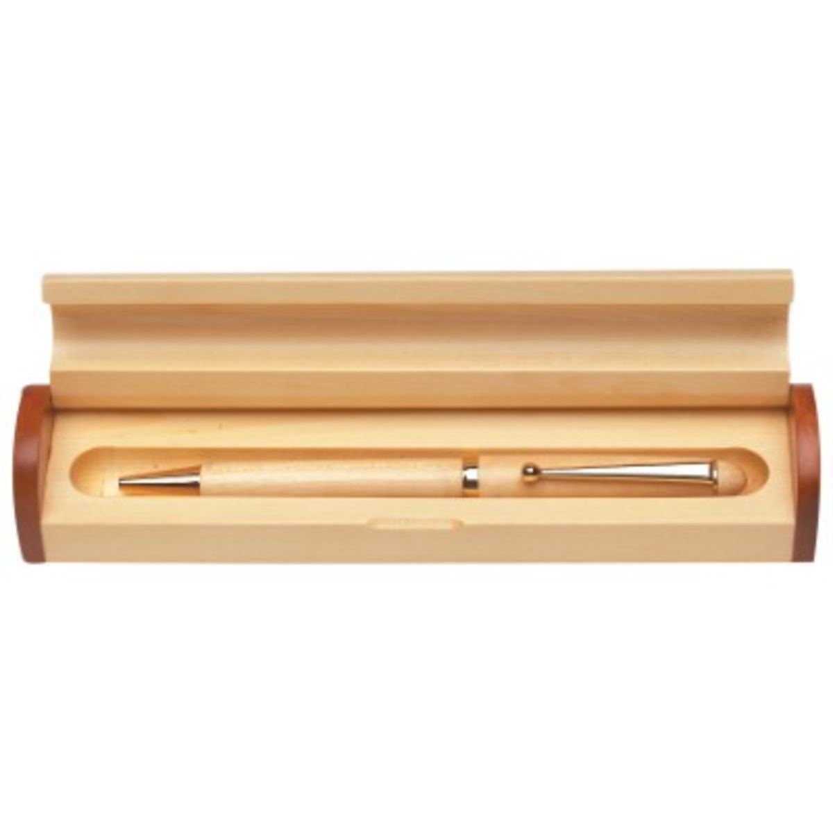 Laser Engraved Maple Pen & Pen Case Set