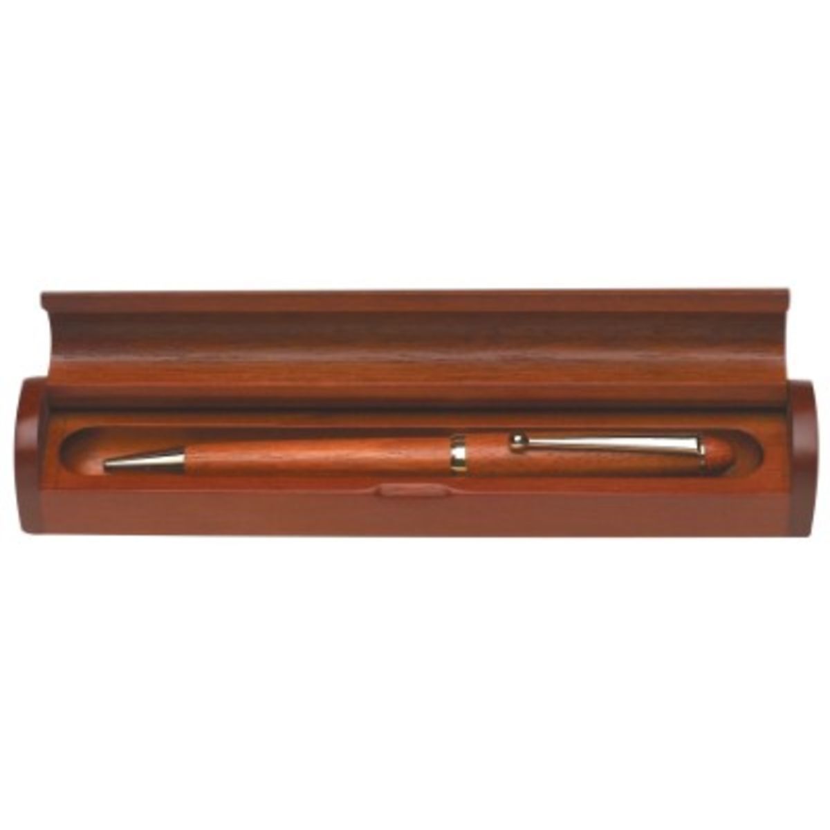 Laser Engraved Rosewood Pen & Pen Case Set. (DISCONTINUED)