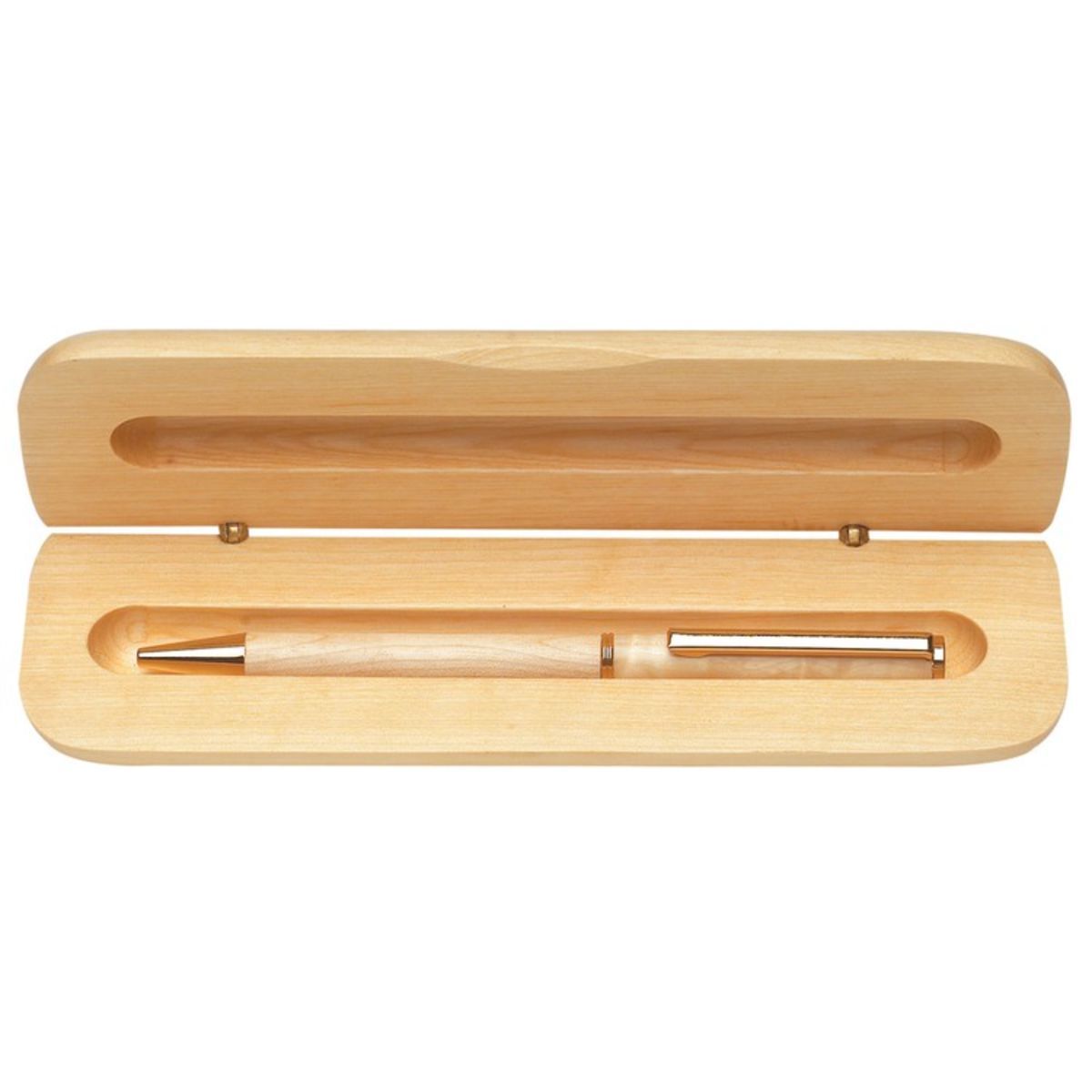 Laser Engraved Maple Pen & Pen Case Set