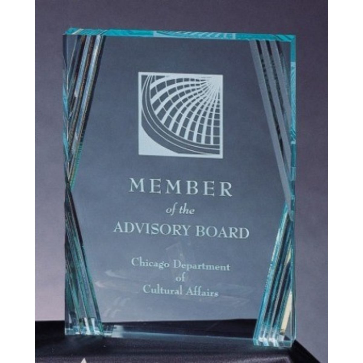 Executive Series Jade Desk Acrylic Award