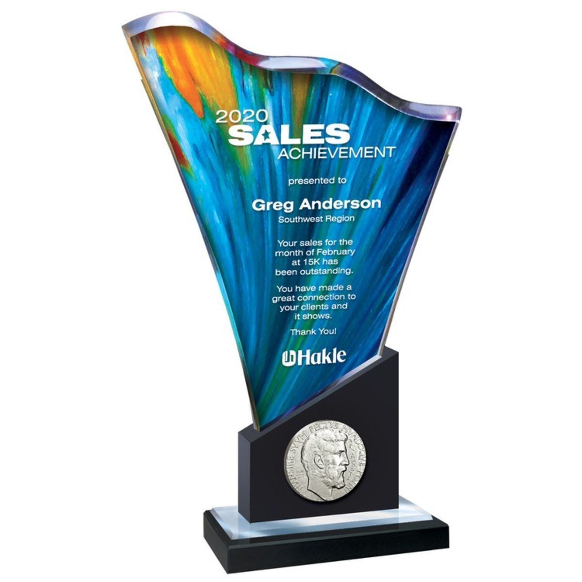 11" Wave Series Acrylic Award