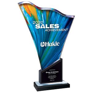 12" Wave Series Acrylic Award
