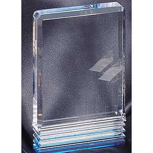 4" x 6" Blue Rectangle Acrylic Award (Limited Quantity) (Price Reduced)