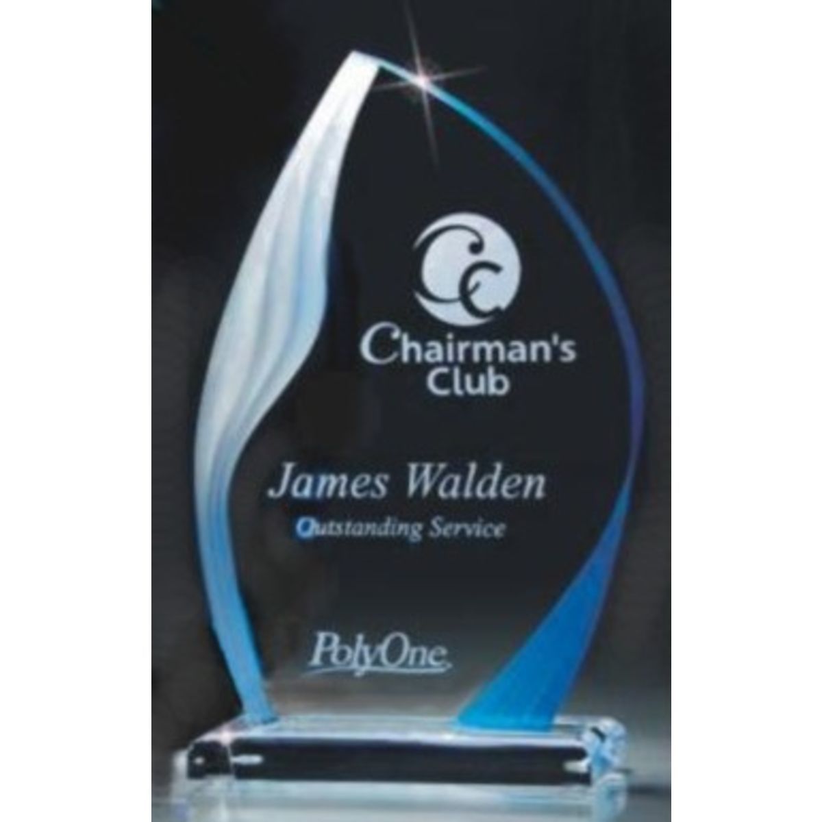 8 3/4" Indigo Impressions Acrylic Award