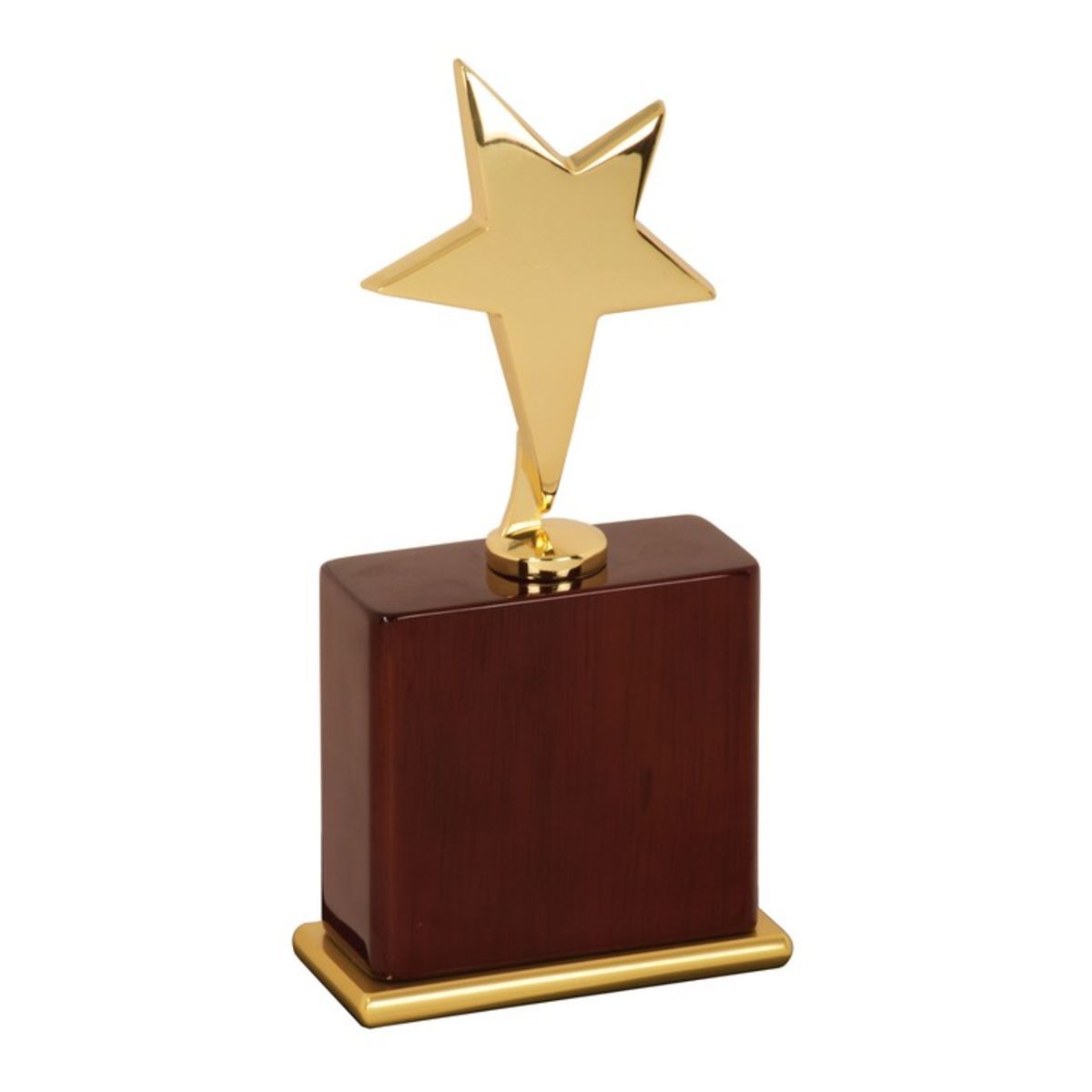 7-1/2" Gold Polished Star Award