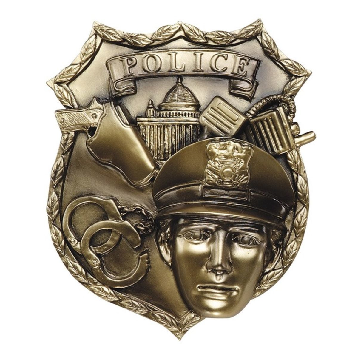 Police Resin Plaque Mount
