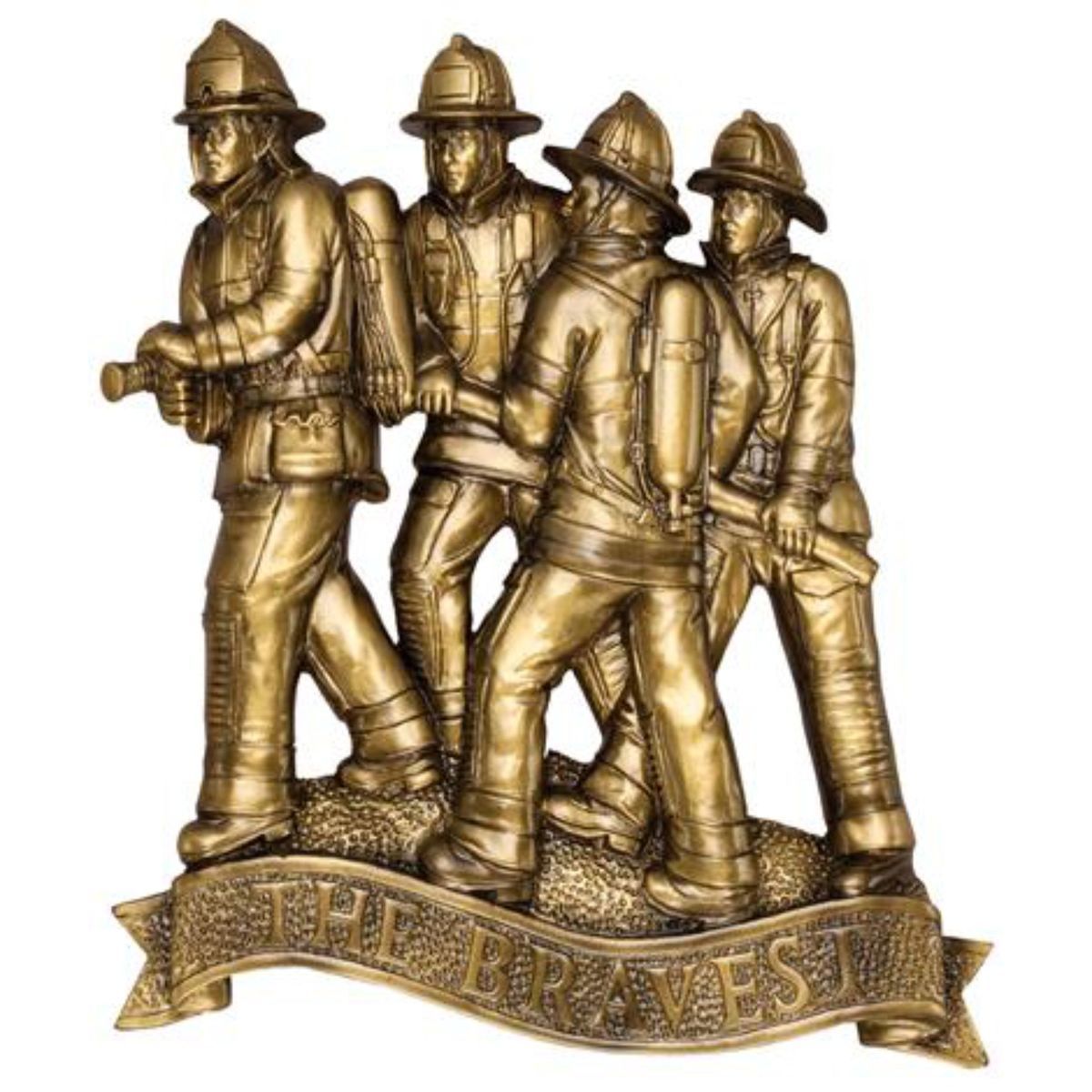 Fireman Resin Plaque Mount