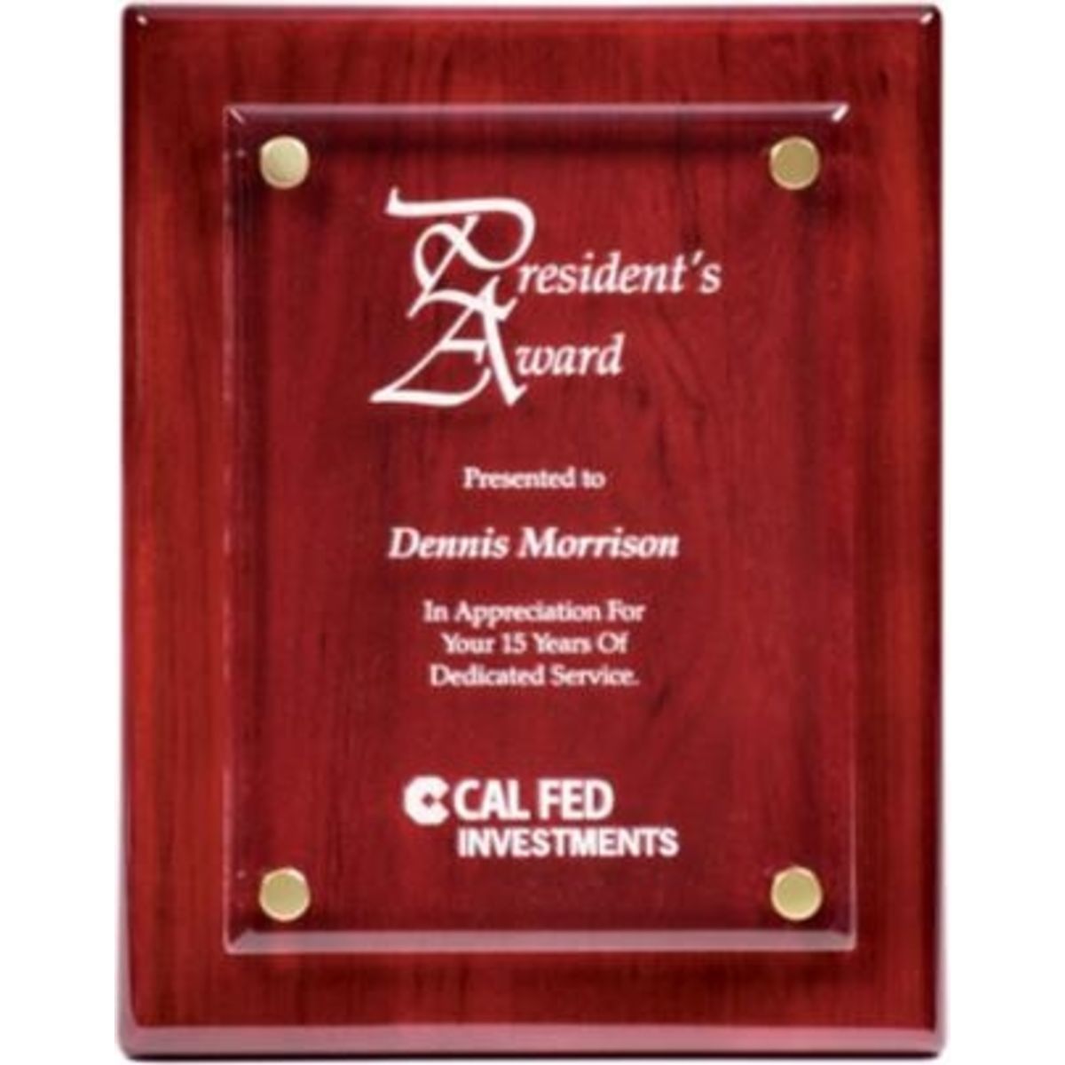 Floating Acrylic Plaque