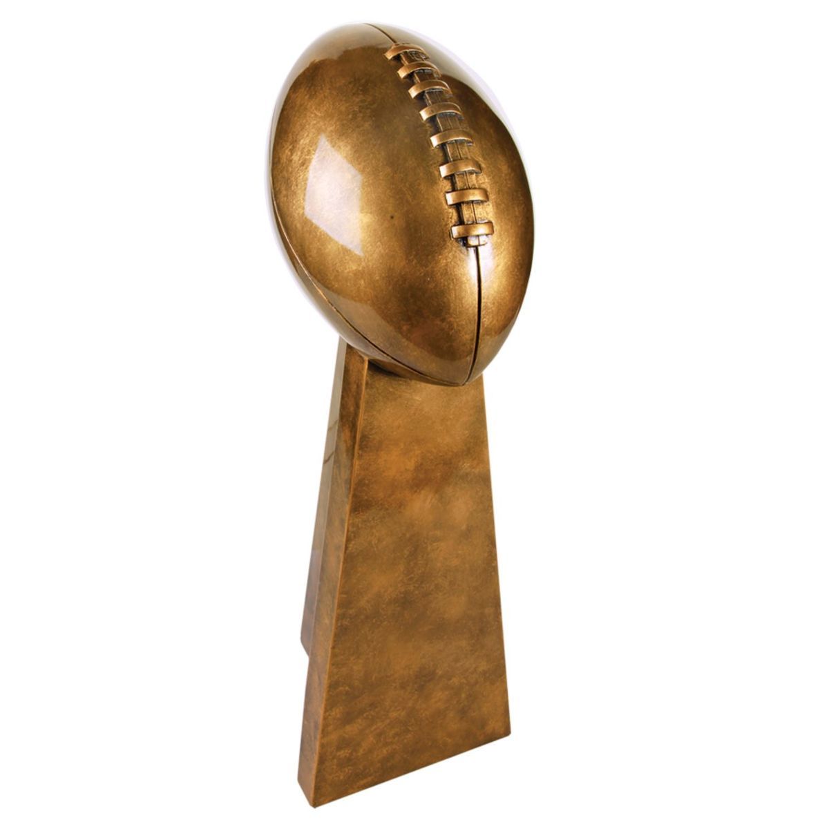 Antique Gold Football Resin Award