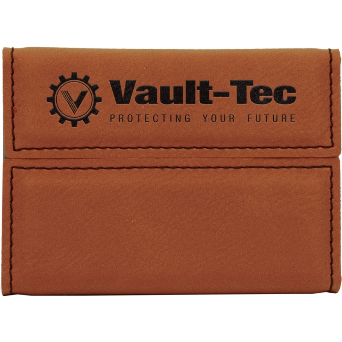 Rawhide Hard Leatherette Business Card Holder