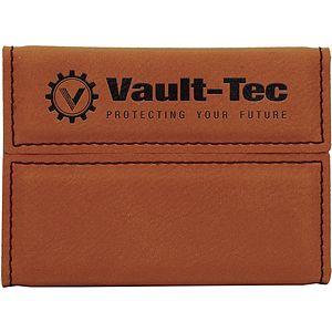 Rawhide Hard Leatherette Business Card Holder