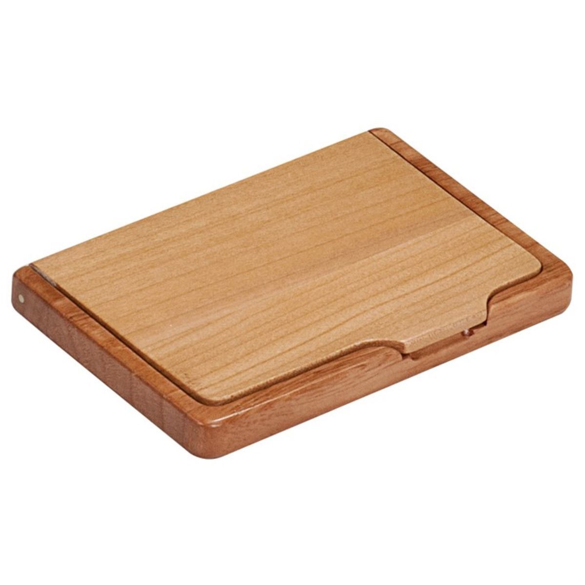 Maple/Rosewood Business card holder