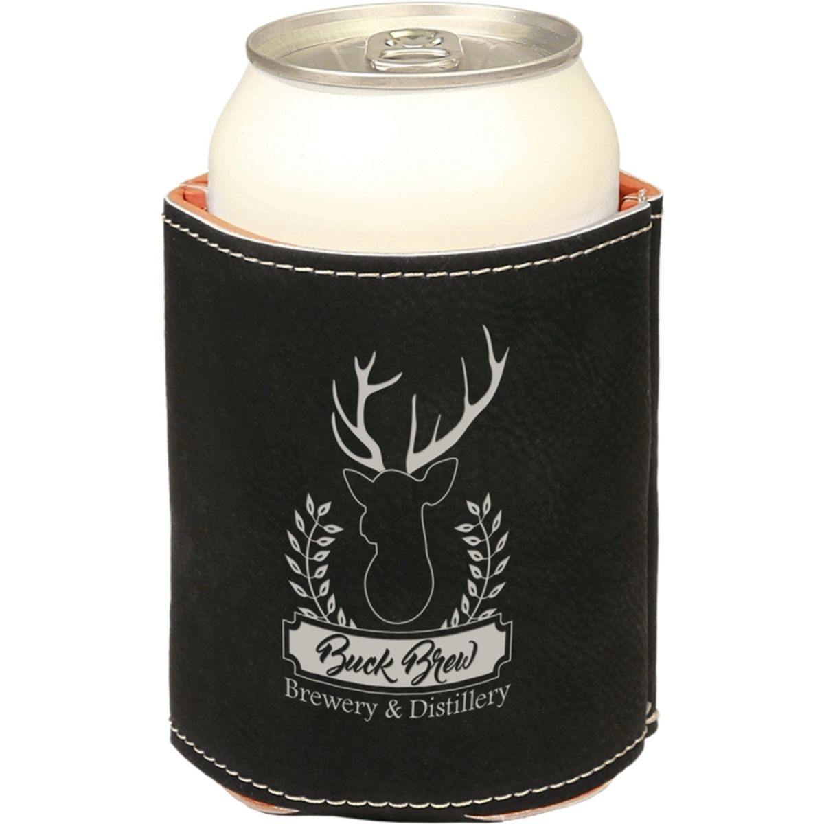 Black Leatherette Beverage Holder