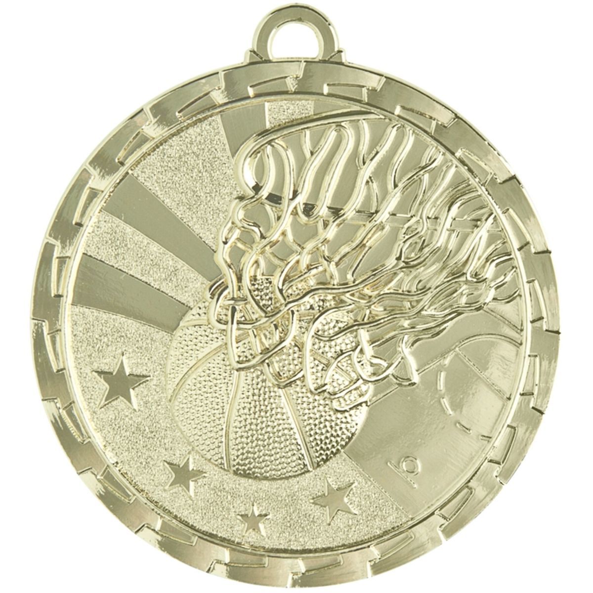 Basketball Bright Medal, 2"