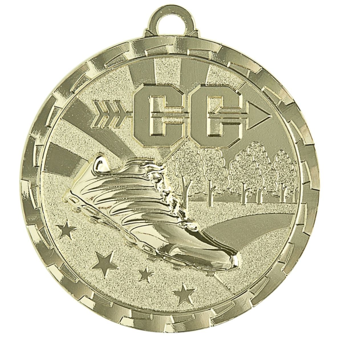 Cross Country Bright Medal, 2"