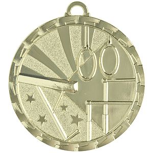 Gymnastics Bright Medal, 2"