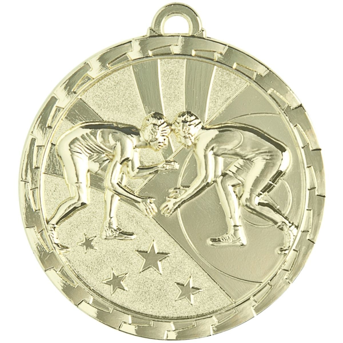 Wrestling Bright Medal, 2"