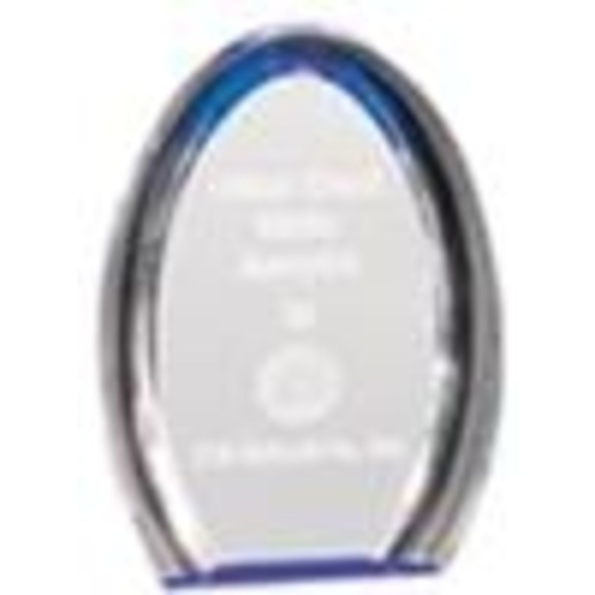 7" Oval Halo Acrylic Award
