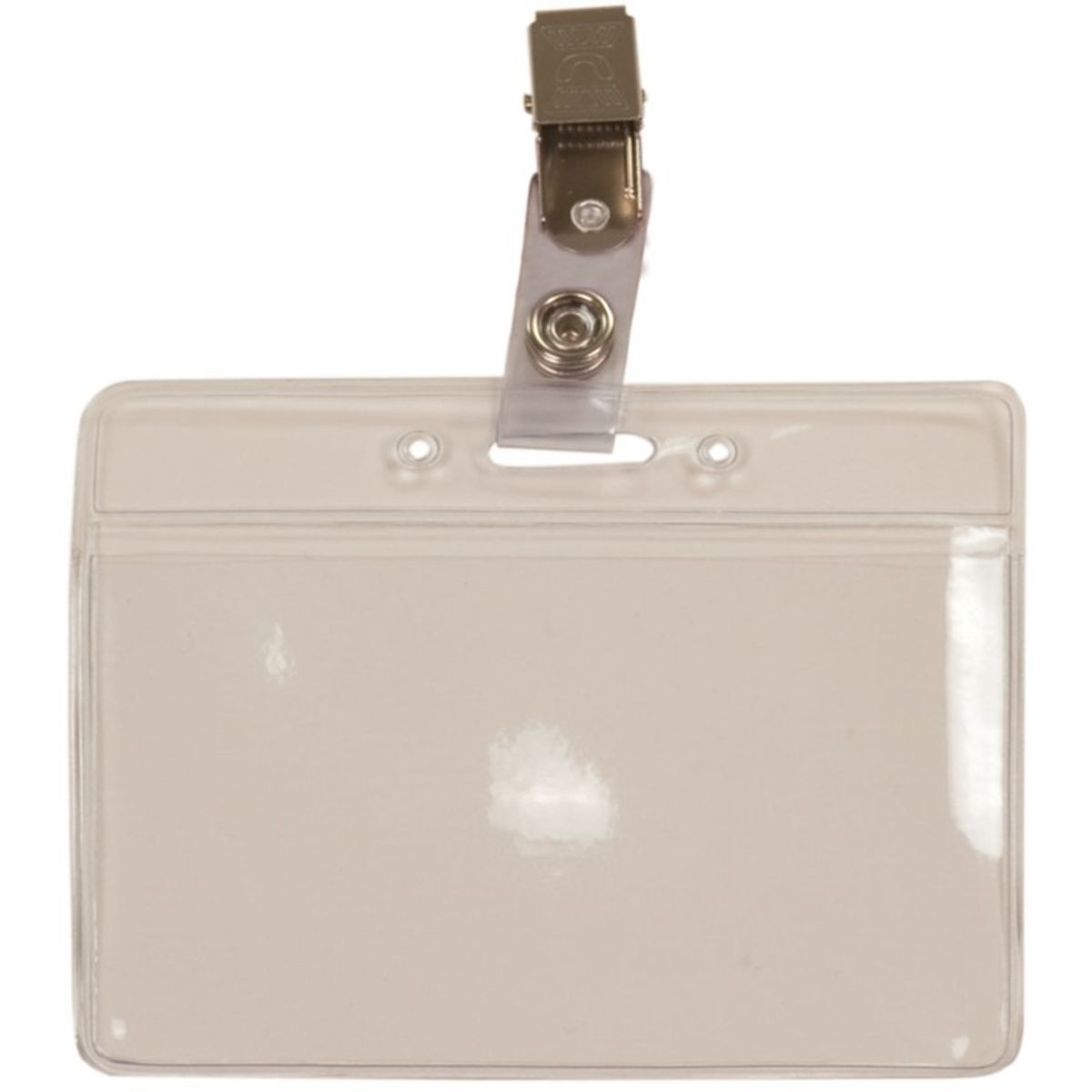 Convention Badge with Strap & Bulldog Clip
