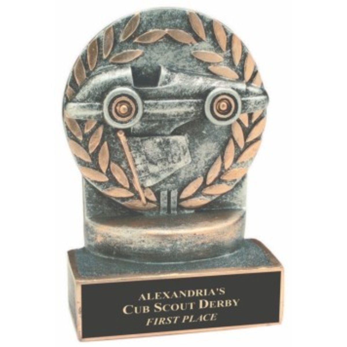 Pinewood Derby Wreath Award
