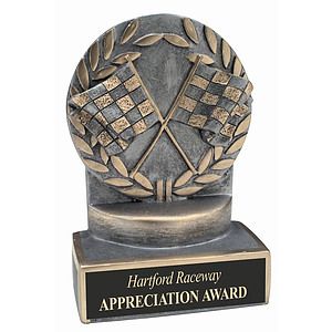 Racing Flags Wreath Award