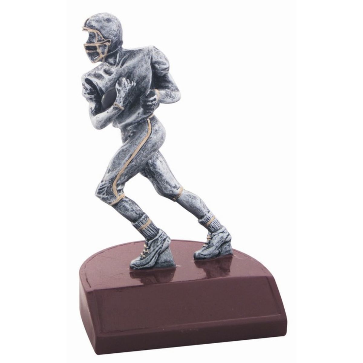 Football Antique Silver Sport Figure Award
