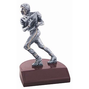 Football Antique Silver Sport Figure Award