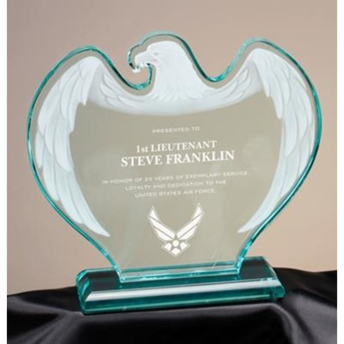 Frosted Eagle Acrylic Award (Jade)