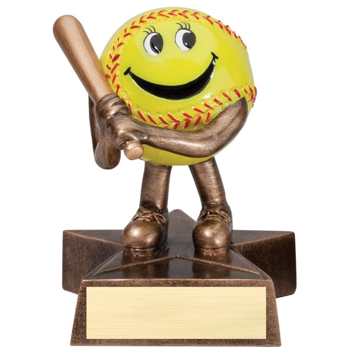 Softball Lil' Buddy Resin Award