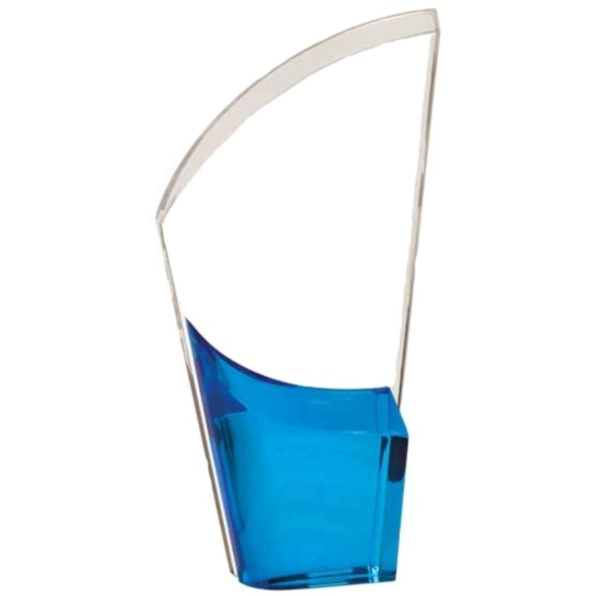 9 1/2" Blue Lunar Acrylic Award