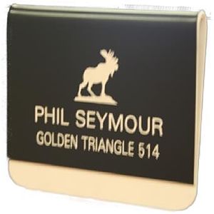 3" x 3 3/8" Engraved Pocket Name Badge