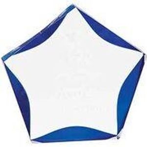 Clear/Blue Luminary Star Acrylic Award