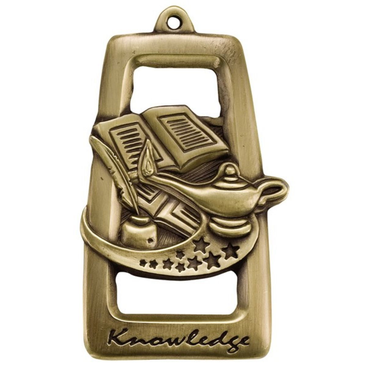 Knowledge Star Blast Medal, 2 3/4" tall