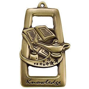 Knowledge Star Blast Medal, 2 3/4" tall