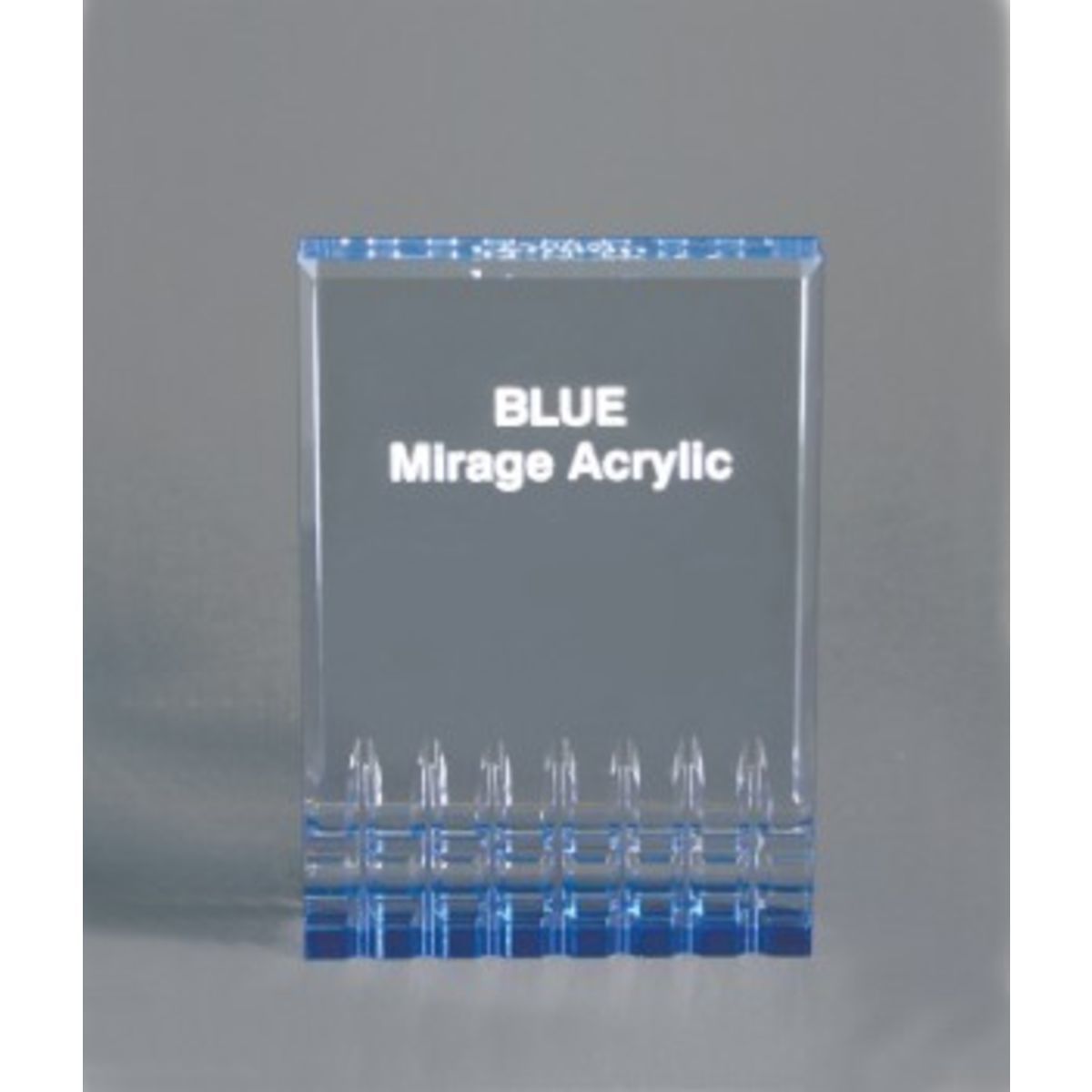 7" Blue Mirage with Fence Acrylic Award