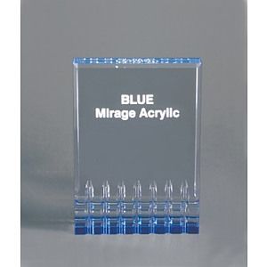7" Blue Mirage with Fence Acrylic Award