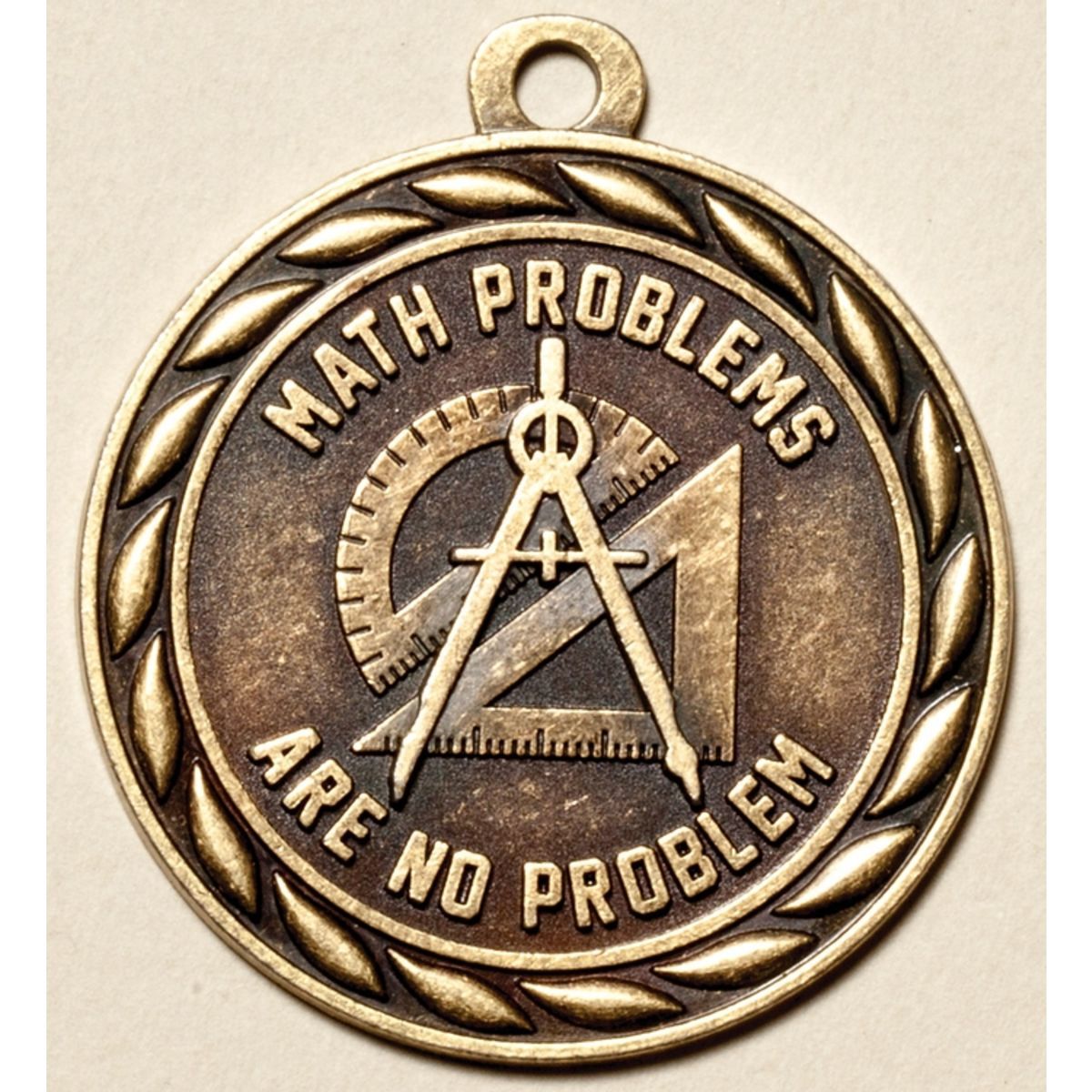 Math Problems are No Problem Medal, 2"