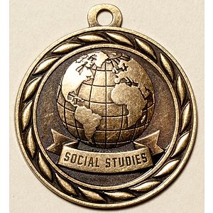 Social Studies Medal, 2"