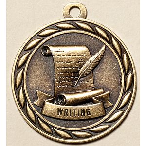 Writing Medal, 2"