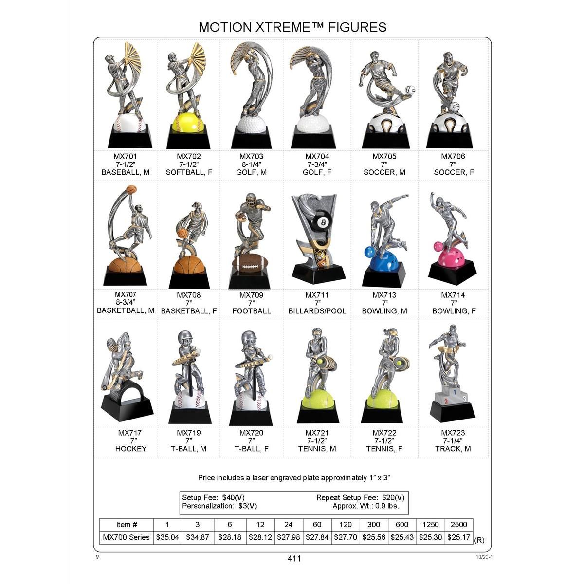 Swimmer Female Motion Xtreme Figure Award