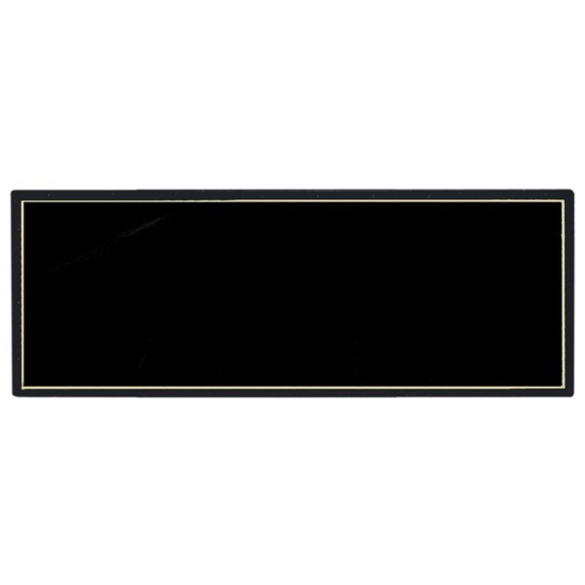 Black Header Plate for Magnetic Photo Plaques