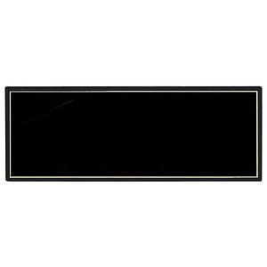 Black Header Plate for Magnetic Photo Plaques