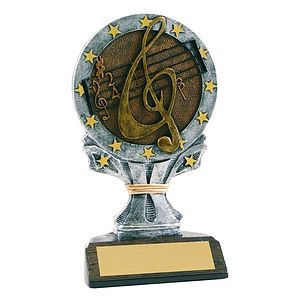 6-1/4" Tall Music All Star Award