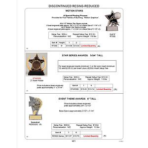 Golf Motion Star Award 6"